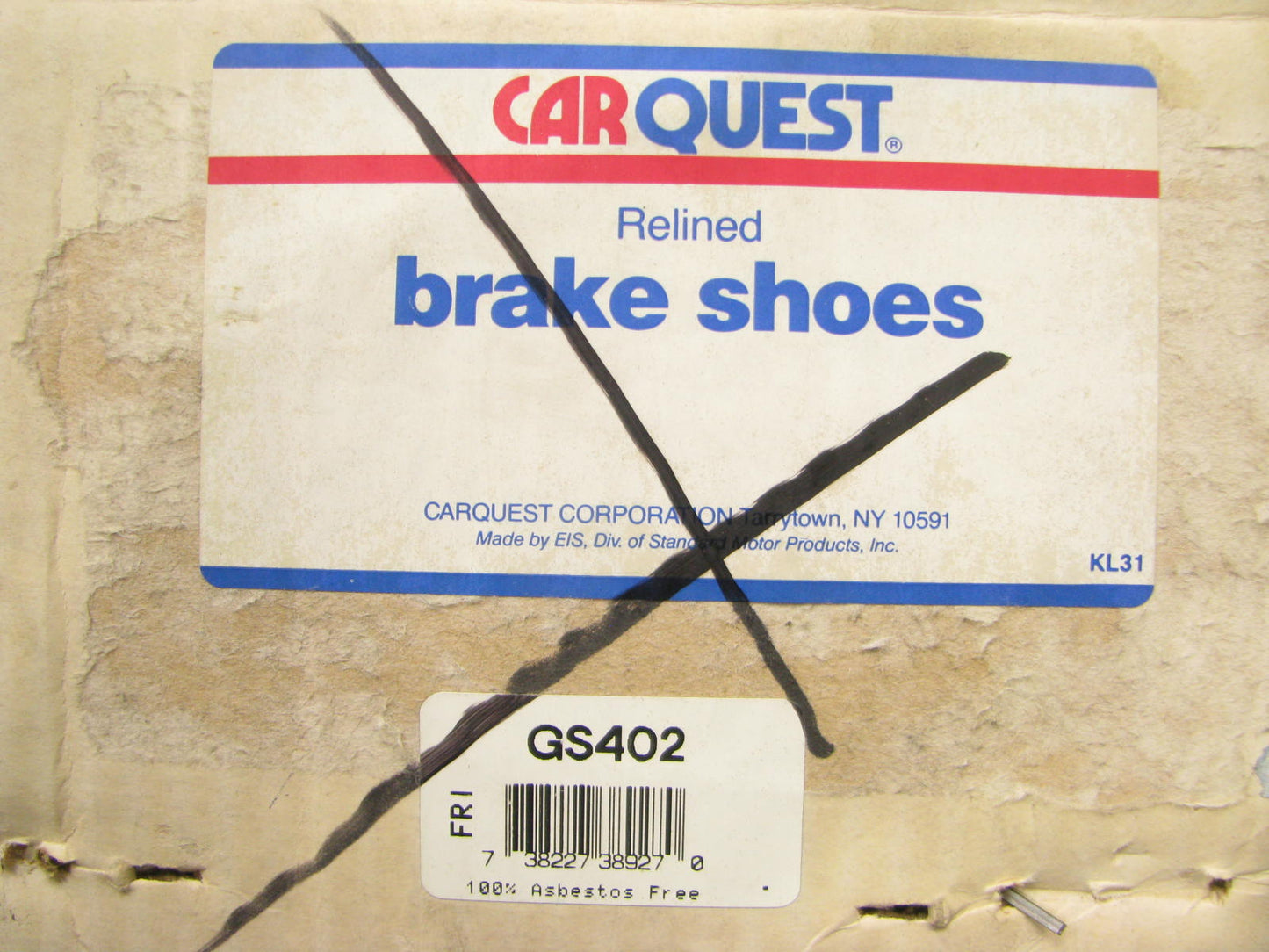 Carquest GS402 RELINED Rear Brake Shoes For 1974 Dodge MB300