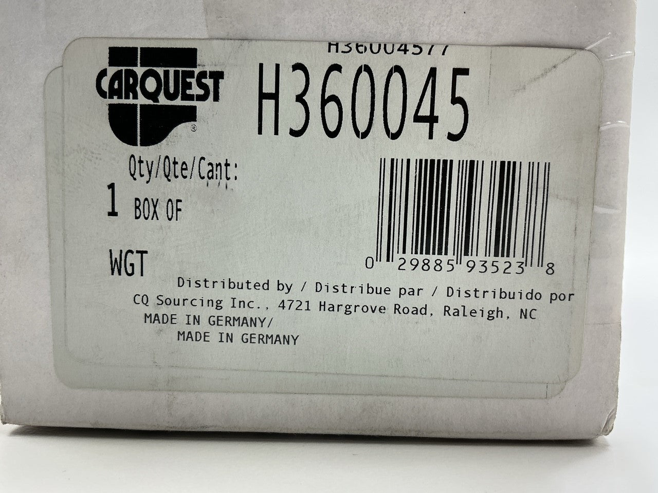 Carquest H360045 Adhesive Wheel Weight, Zinc, 45 Grams - Pack Of 24