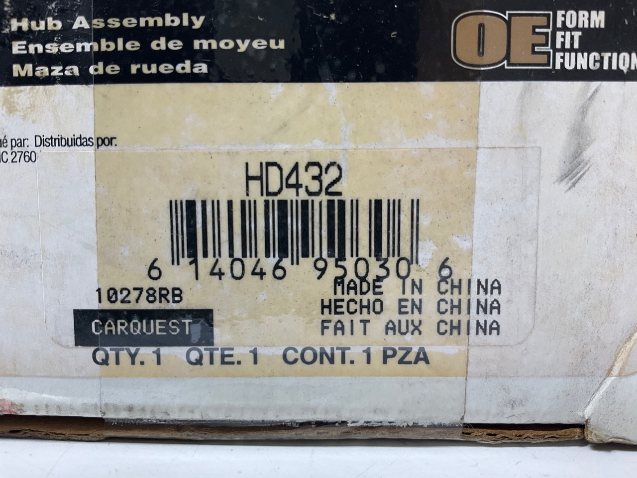 Carquest HD432 Wheel Bearing & Race Set - 6.00'' OD X 3.50'' ID X 1.18'' Wide