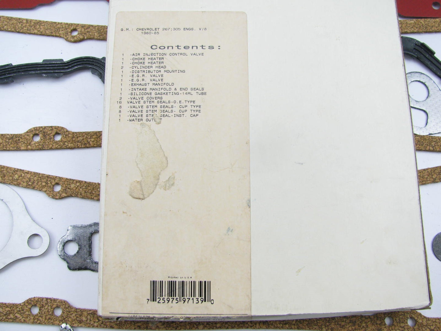 Carquest HS112 Engine Cylinder Head Gasket Set - 1981-1986 CHEVY GM 305 5.0L V8