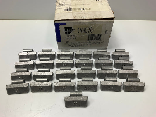 Carquest IAW020 Wheel Weights IAW020 Wheel Weights 20 Gram - Box Of 25 Pcs