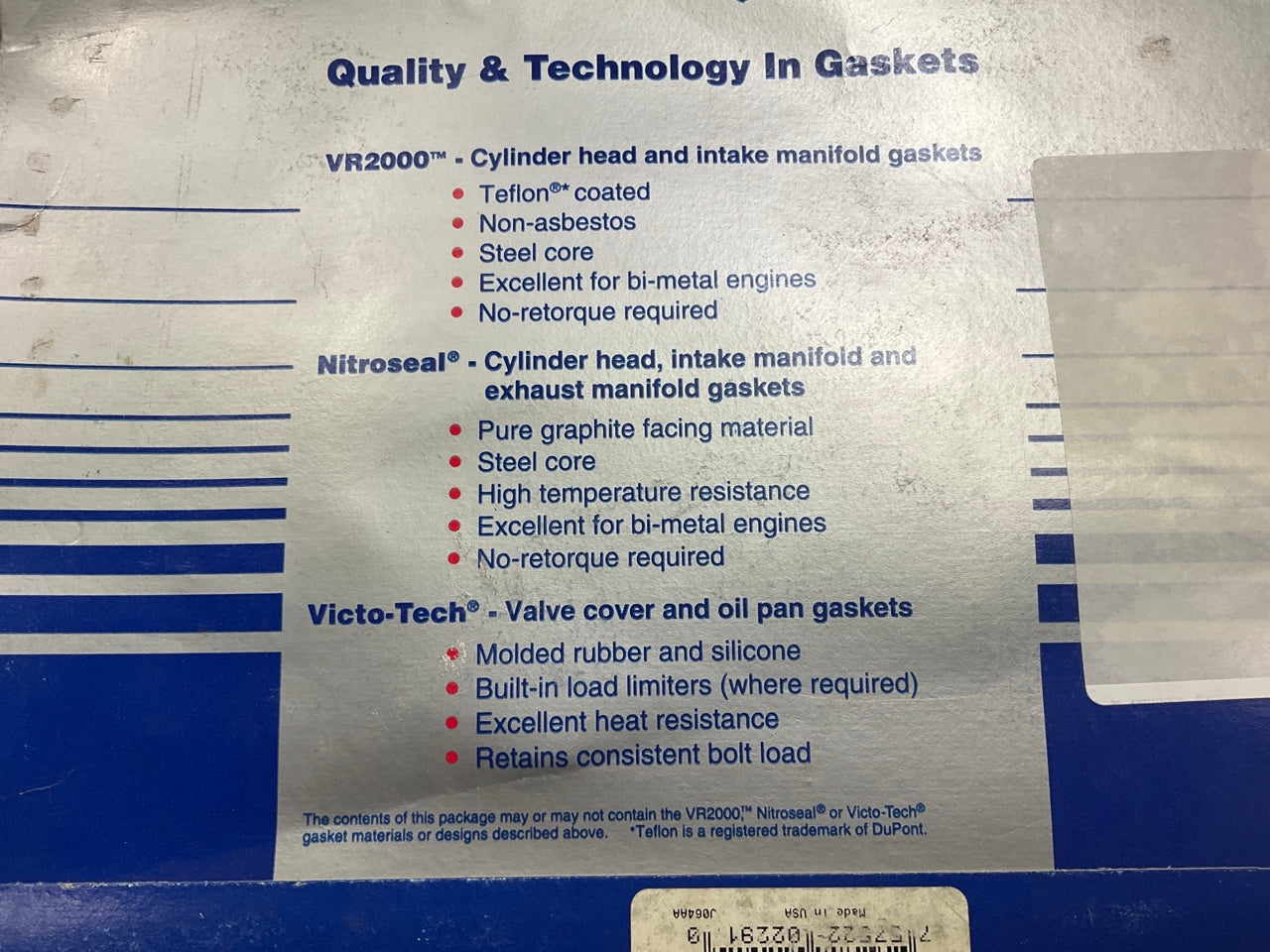 Carquest JV856 Engine Timing Cover Gasket Set For 1965-1985 Ford 289 302 351W-V8