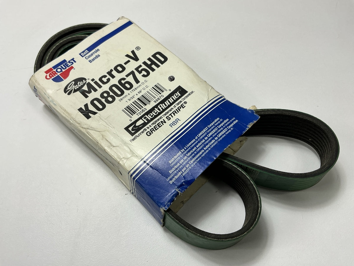Carquest K080675HD Fan And Alternator Serpentine Belt