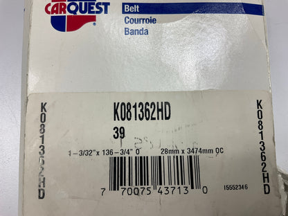 Carquest K081362HD Serpentine Belt