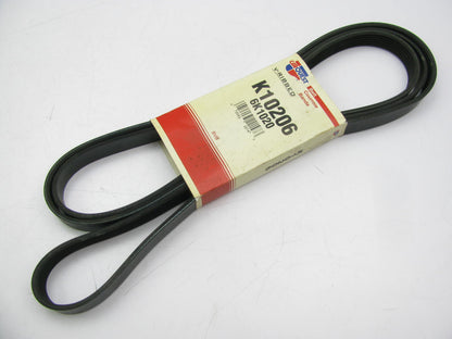 Carquest K10206 Serpentine Belt - 0.807'' X 102.57'' - 6 Ribs