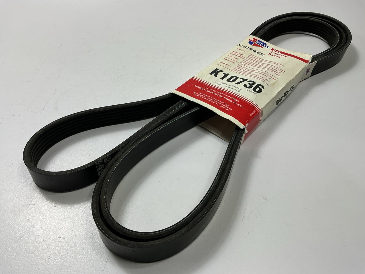 Carquest K10736 Serpentine Belt - 13/16'' X 107-7/8'' - 6 Ribs