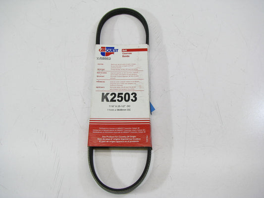 Carquest K2503 Serpentine Belt - 0.42'' X 25.0'' - 3 Ribs