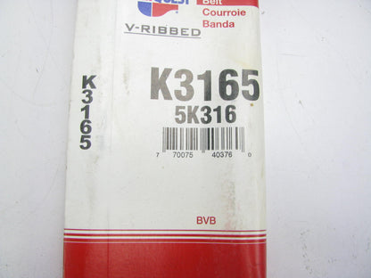 Carquest K3165 Serpentine Belt - 0.69'' X 32.21'' - 5 Ribs