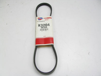Carquest K3204 Serpentine Belt - 0.56'' X 32.50'' - 4 Ribs