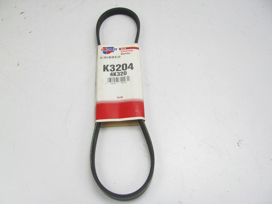 Carquest K3204 Serpentine Belt - 0.56'' X 32.50'' - 4 Ribs