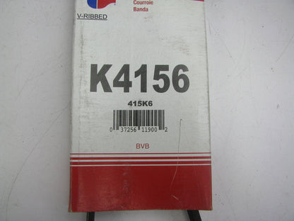 Carquest K4156 Serpentine Belt - 0.84'' X 42.00'' - 6 Ribs