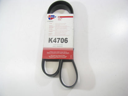 Carquest K4706 Serpentine Belt - 0.84'' X 47.50'' - 6 Ribs