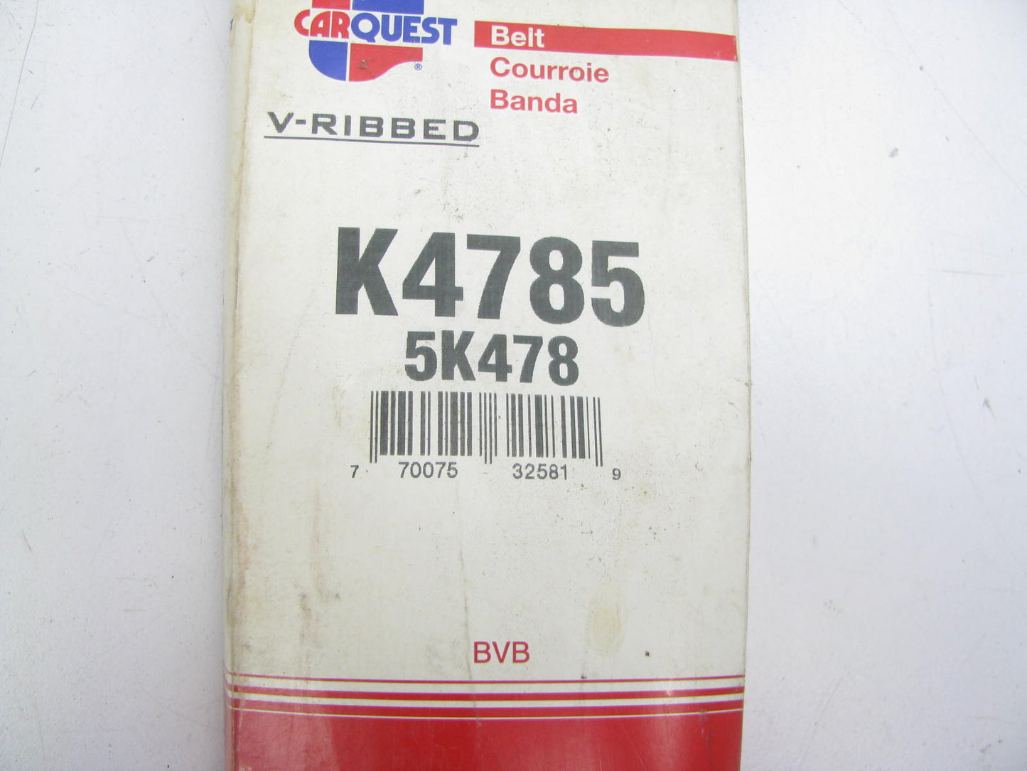 Carquest K4785 Serpentine Belt - 0.69'' X 48.50'' - 5 Ribs