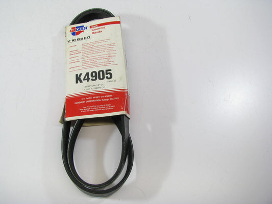Carquest K4905 Serpentine Belt - 0.69'' X 48.97'' - 5 Ribs