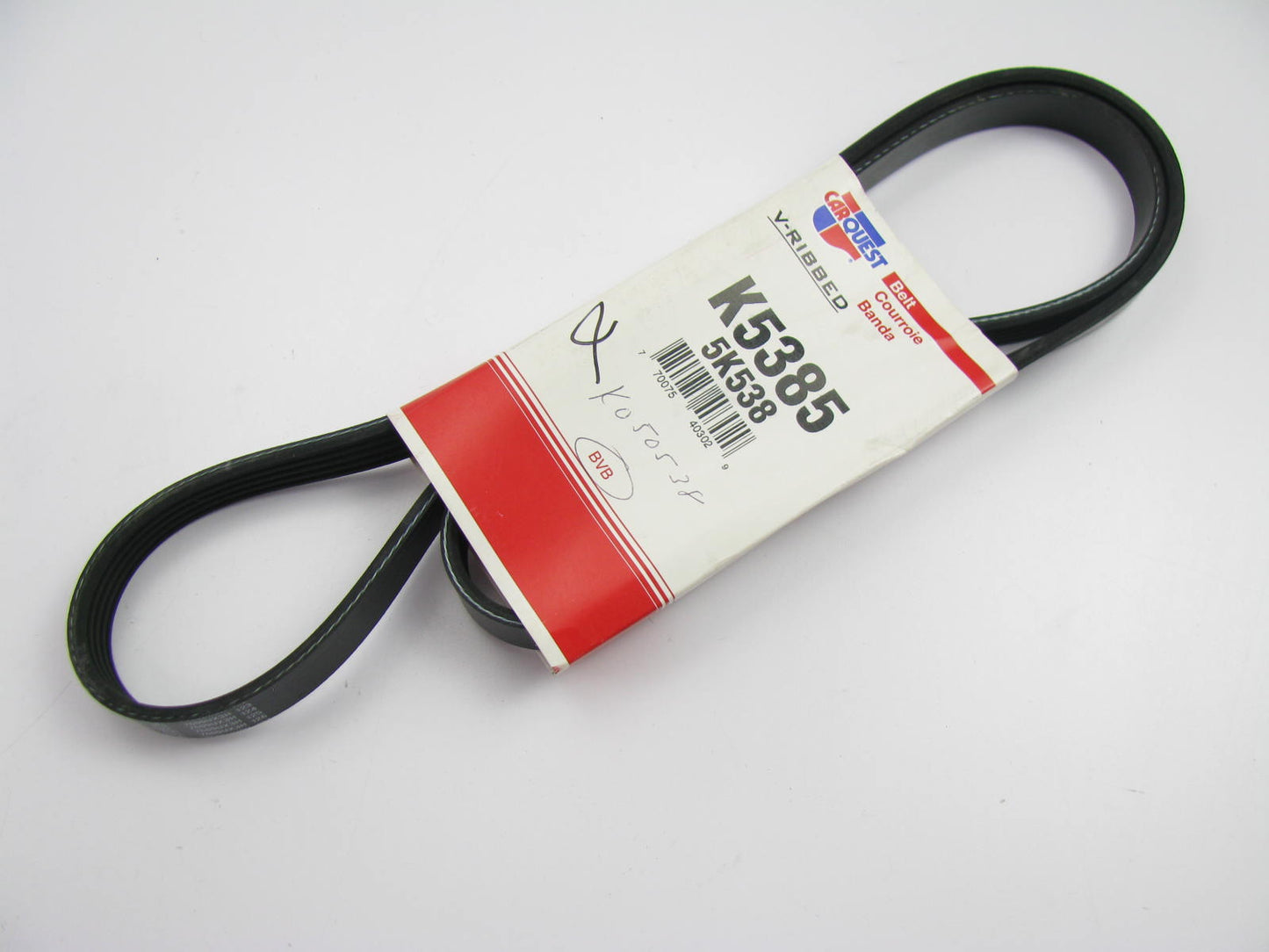 Carquest K5385 Serpentine Belt - 0.69'' X 38.58'' - 5 Ribs