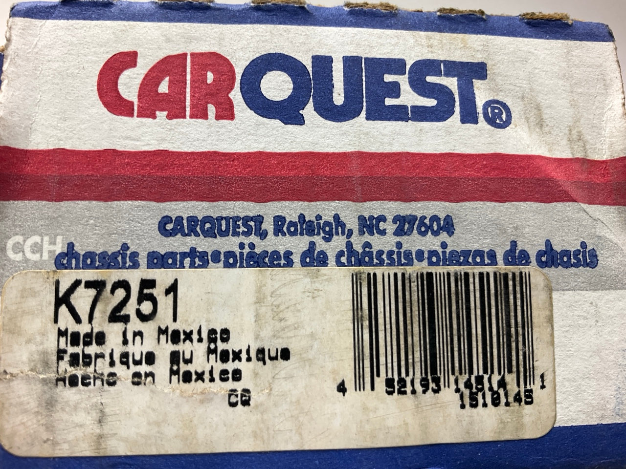 (2) Carquest K7251 Front Suspension Stabilizer Sway Bar Link Kit, Made By Moog