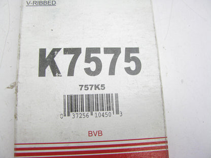 Carquest K7575 Serpentine Belt - 0.69'' X 76.50'' - 5 Ribs