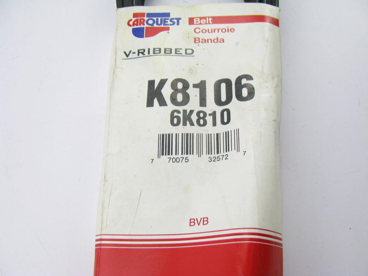 Carquest K8106 Serpentine Belt - 0.84'' X 81.50'' - 6 Ribs