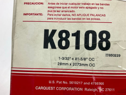 Carquest K8108 Serpentine Belt