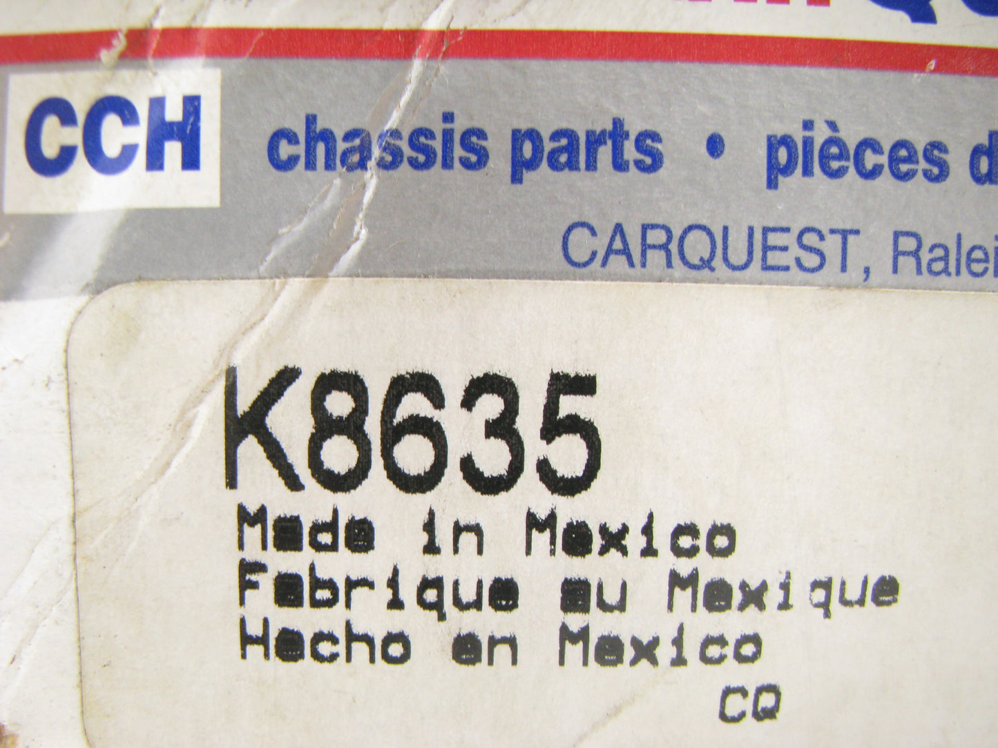 Carquest K8635 Suspension Stabilizer Sway Bar Link Kit - Front