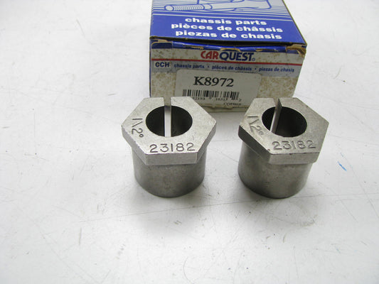 (2) Carquest K8972 Suspension Alignment Caster Camber Bushing - 1/2 Degree RWD