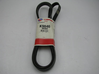 Carquest K9846 Serpentine Belt - 0.84'' X 99.00'' - 6 Ribs