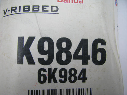 Carquest K9846 Serpentine Belt - 0.84'' X 99.00'' - 6 Ribs