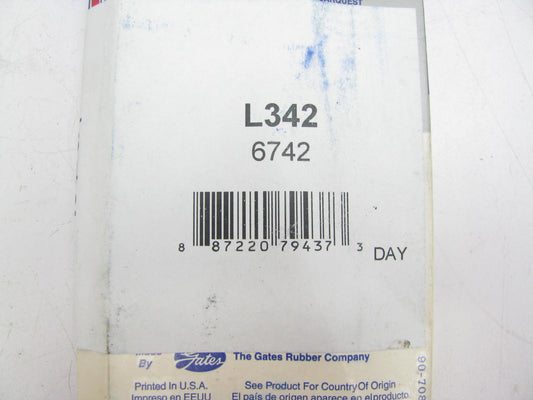 Carquest L342 Lawn & Garden Power Equipment Accessory Drive Belt - 3/8'' X 42''