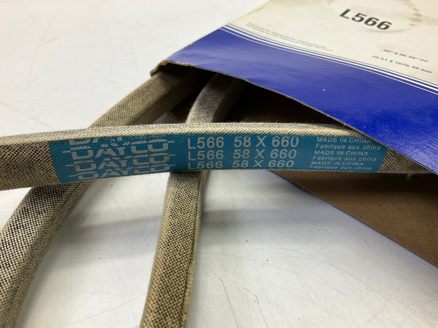 Carquest L566 Lawn & Garden Power Equipment Accessory Drive Belt, 5/8 X 66''