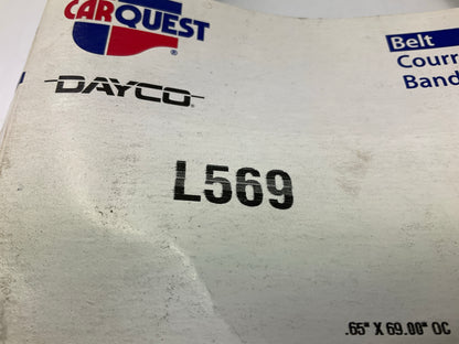 Carquest L569 Lawn & Garden Power Equipment Accessory Drive Belt, 5/8'' X 69''