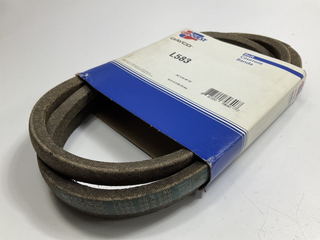Carquest (By Dayco) L583 Lawn & Garden Power Equipment Drive Belt, 5/8 X 83''