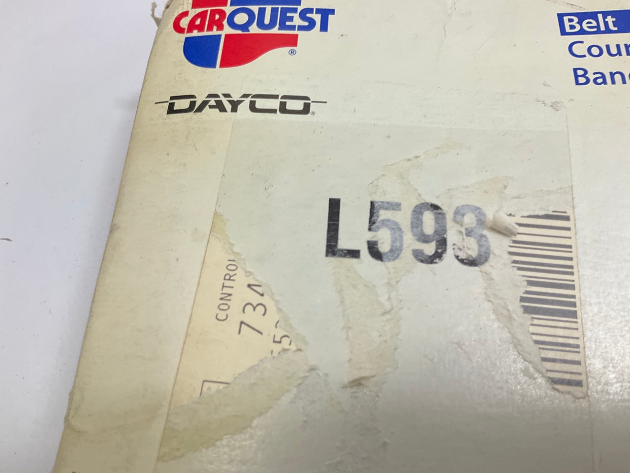 Carquest L593 Lawn & Garden Power Equipment Accessory Drive Belt, 5/8 X 93''