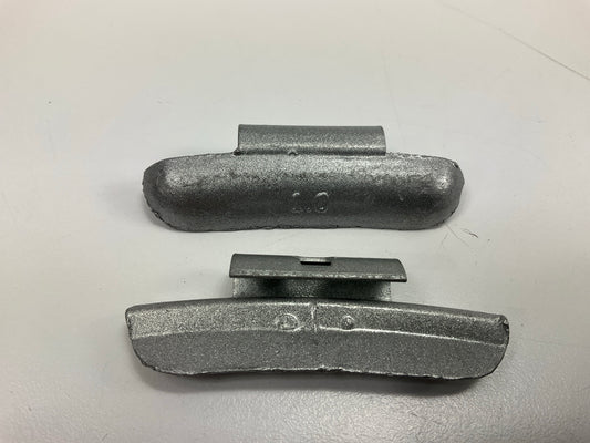 (25) Carquest LH100 LH-Series Lead Clip-On Wheel Weights, 1.00 Oz