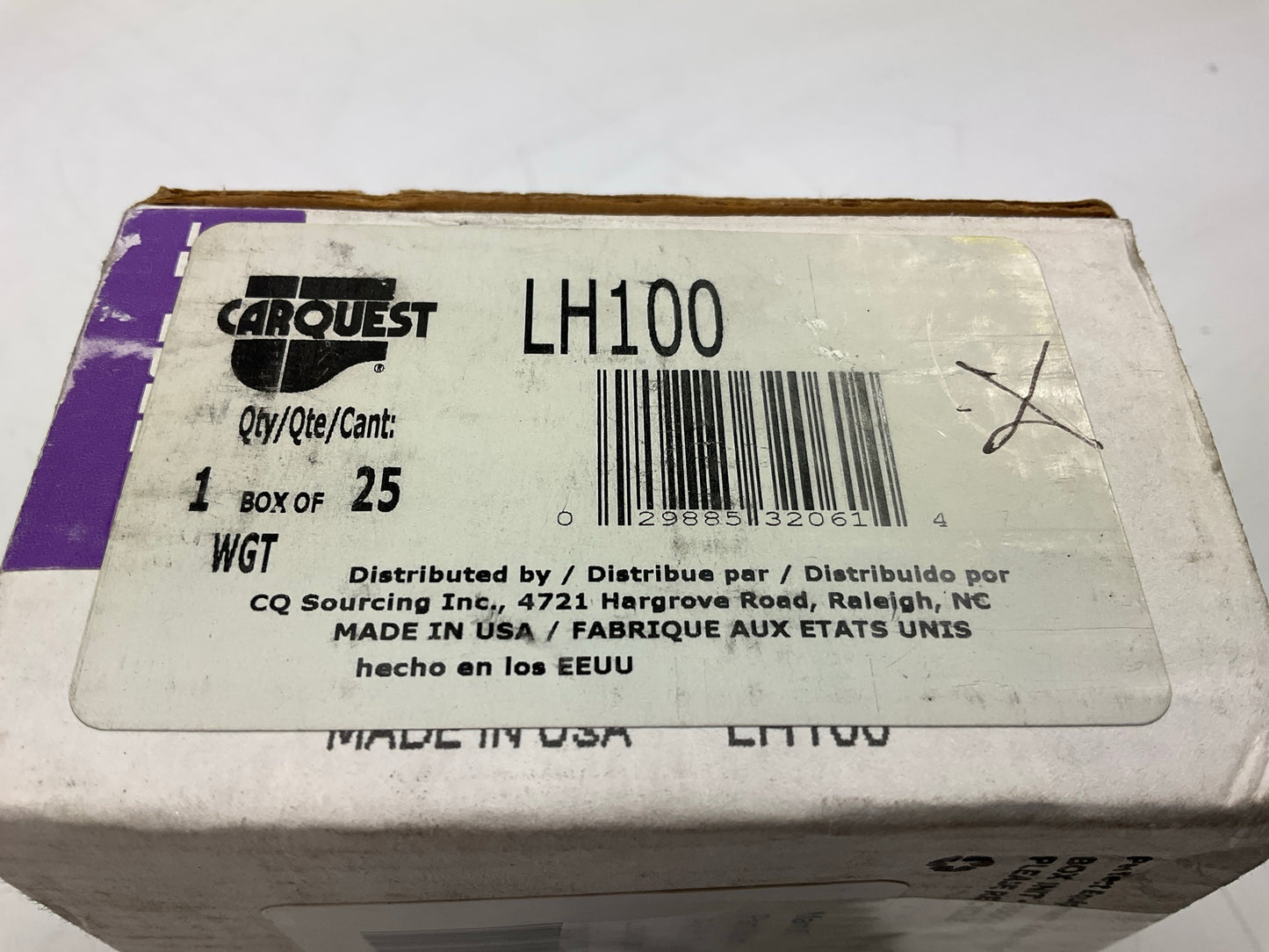 (25) Carquest LH100 LH-Series Lead Clip-On Wheel Weights, 1.00 Oz