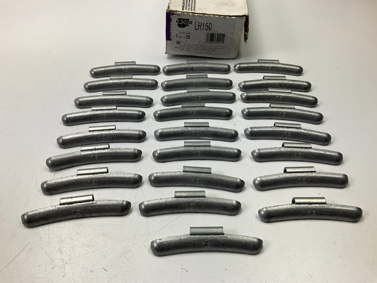 Carquest LH150 1.5 Oz Lead Wheel Weights For Chrysler, Box Of 25