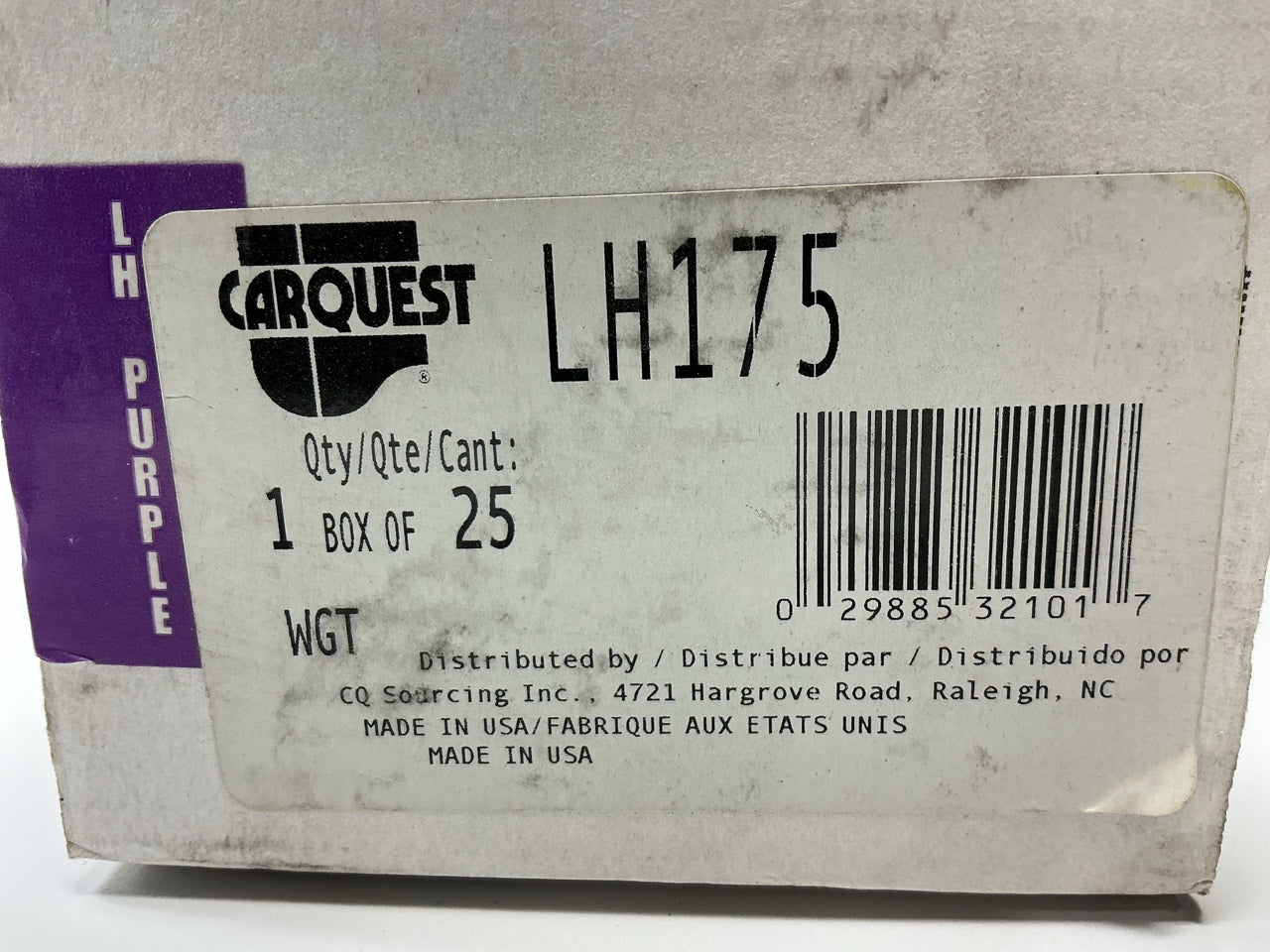 (25) Carquest LH175 LH-Series Lead Clip-On Wheel Weights, 1.75 Oz