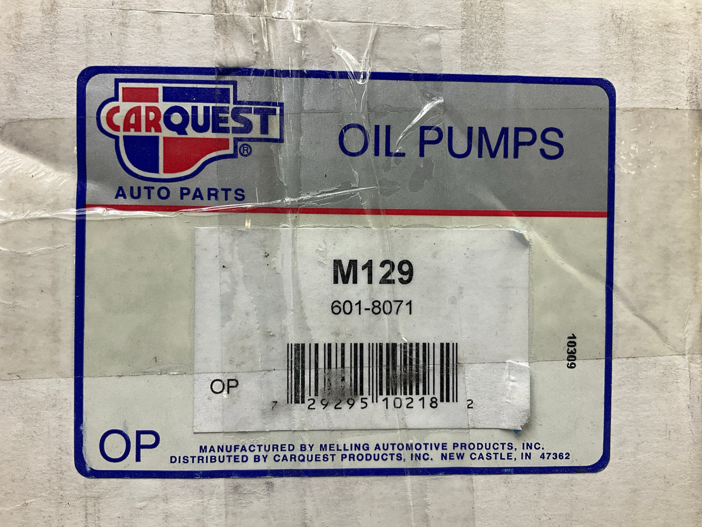 Carquest M129 Engine Oil Pump