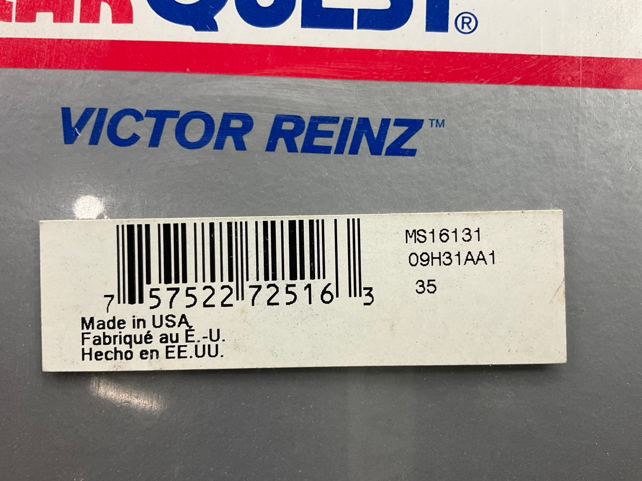 Carquest (by Victor Reinz) MS16131 - Fuel Injection Plenum Gasket Set