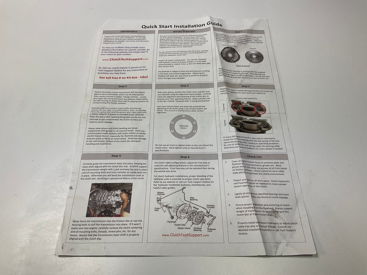 Carquest MU52179-1SK Solid Flywheel Conversion Kit (Clutch Kit W/ Flywheel)