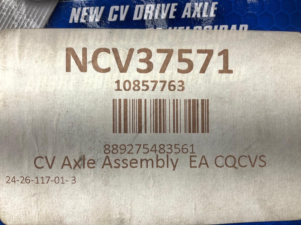 Carquest NCV37571 Front Left Manual Trans CV Axle For 2006-2009 Hyundai Sonata