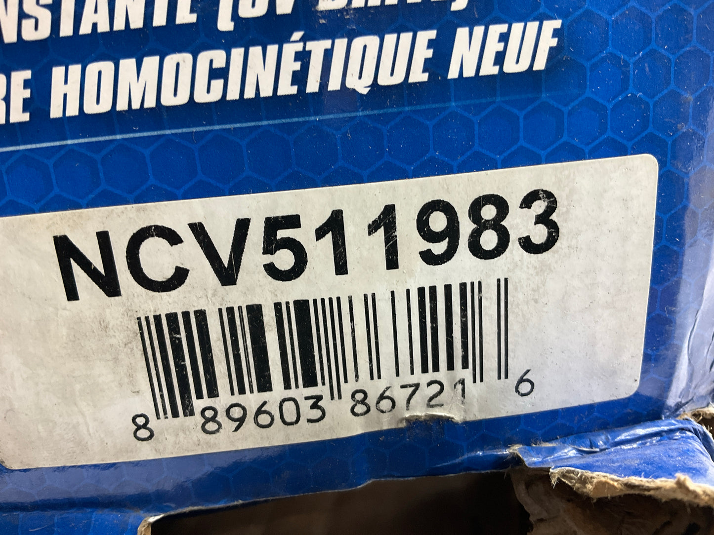 Carquest NCV511983 Rear Right CV Axle For 2004-2010 Toyota Sienna