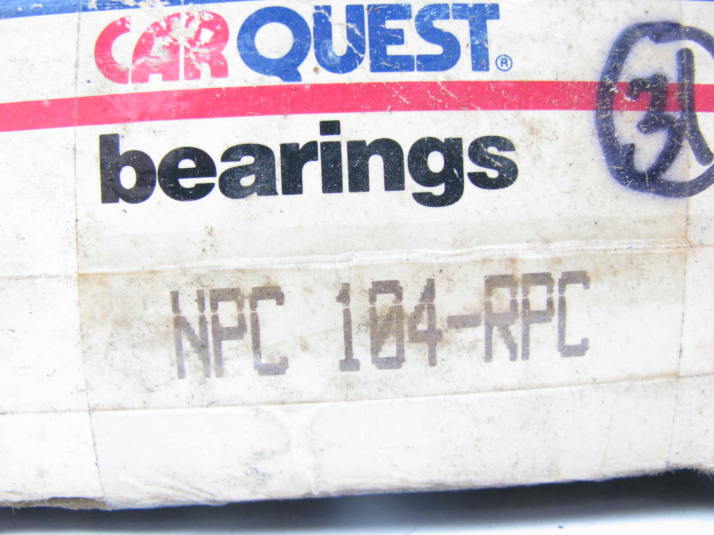 Carquest NPC104-RPC Ball Bearing Insert - 2.8346'' OD X 1.250'' ID X 1.5312'' Wide