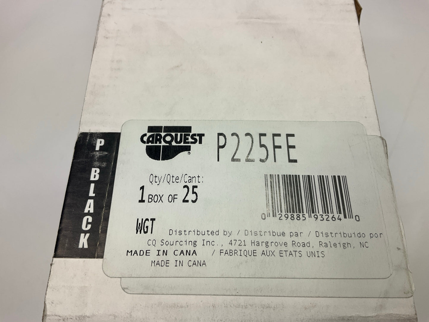 Carquest P225FE Coated 2-1/4 Oz Steel Wheel Weight 2.25oz - Box Of 25