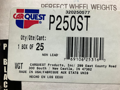 Carquest P250ST 2.50 Oz Wheel Balancer Weights - 25 Pack