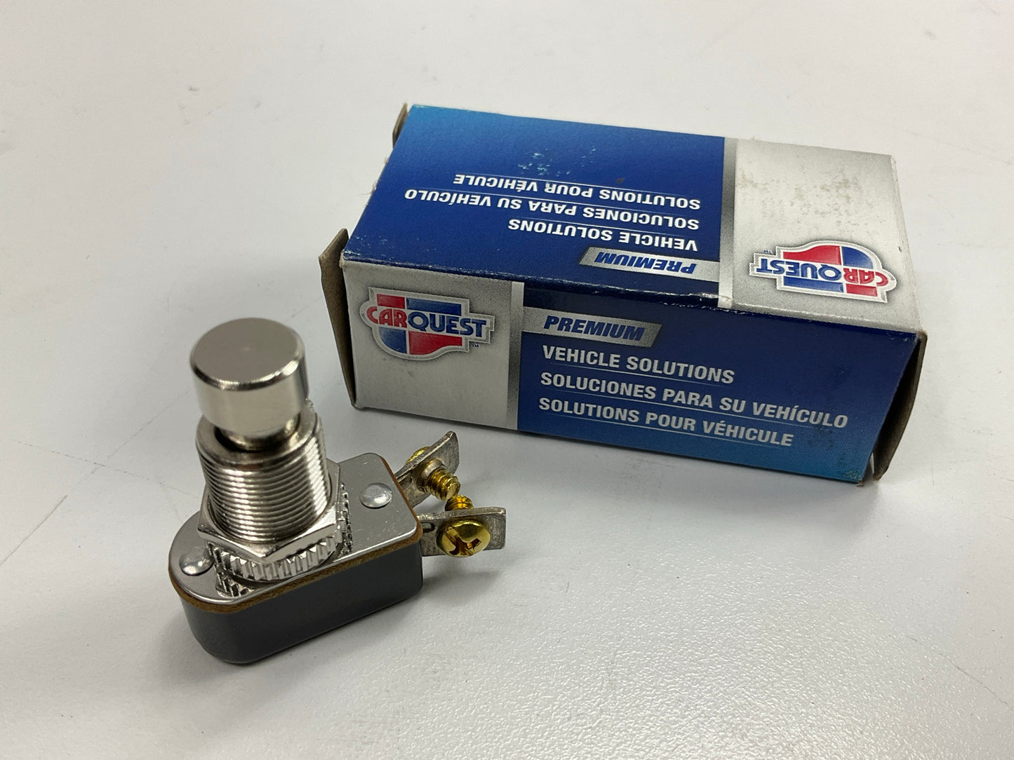 Carquest PBA1008 Momentary Push Button Switch, Normally ''OFF'',  DS246