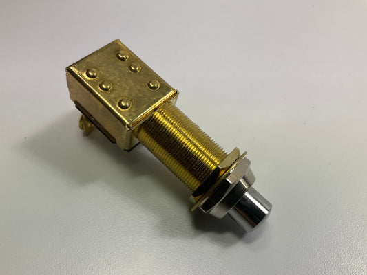 Carquest PBA1018 Universal Push Button Switch, Two Terminal, 15 Amp @ 12 Volt