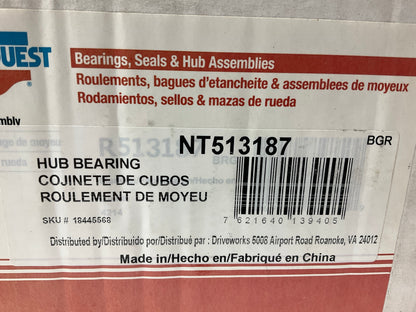 Carquest R513187 Front Wheel Bearing And Hub Assembly