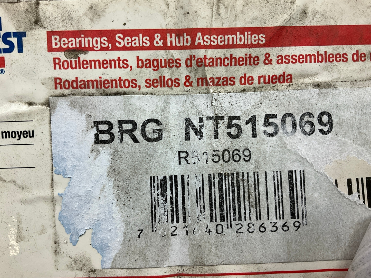 MISSING LUG BOLTS - Carquest R515069 Front Right Wheel Bearing And Hub
