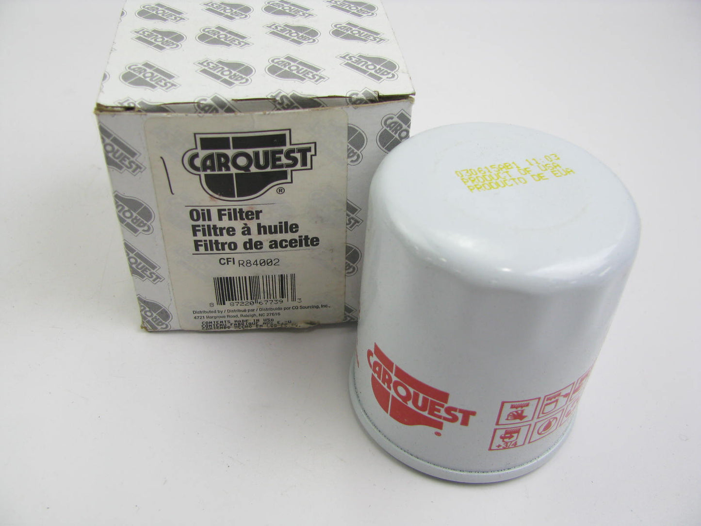 Carquest R84002 Oil Filter Replaces PH6607 57002 L14612 PH2876 B7285 LF3692