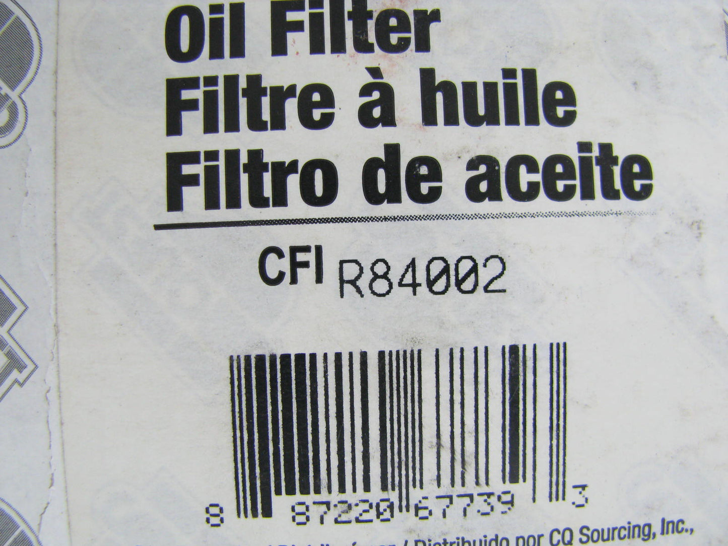 Carquest R84002 Oil Filter Replaces PH6607 57002 L14612 PH2876 B7285 LF3692